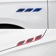 6Pcs 3D Reflective Car Styling Strips Set