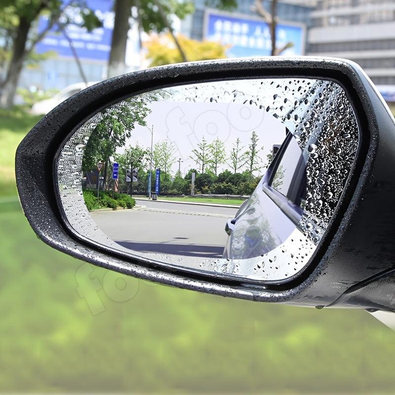 2Pcs Car Rainproof Film Anti Fog Clear Waterproof Sticker