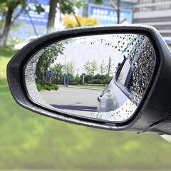 2Pcs Car Rainproof Film Anti Fog Clear Waterproof Sticker