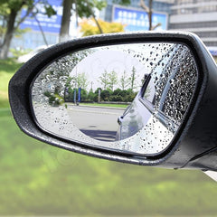 2Pcs Car Rainproof Film Anti Fog Clear Waterproof Sticker