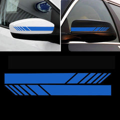 2pcs Rear View Mirror Stickers PET Car Sticker Rearview Mirror Side