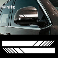 2pcs Rear View Mirror Stickers PET Car Sticker Rearview Mirror Side