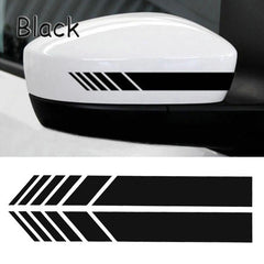 2pcs Rear View Mirror Stickers PET Car Sticker Rearview Mirror Side
