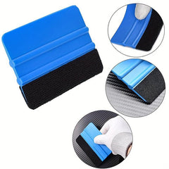 Car Vinyl Wrap Kit with Ice Remover & Glass Wiper