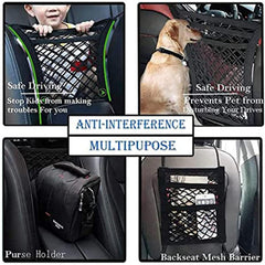 Universal Elastic Mesh Trunk Organizer & Net Bag