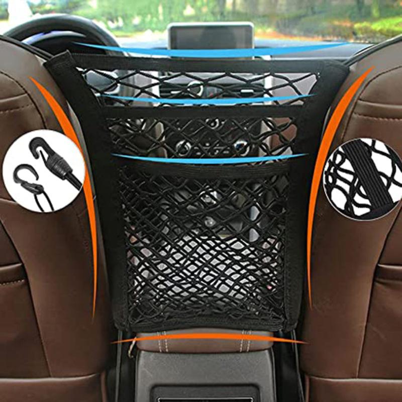 Universal Elastic Mesh Trunk Organizer & Net Bag