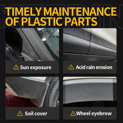10pcs Car Plastic Coating Repair Liquid Bumper Restoration Kit