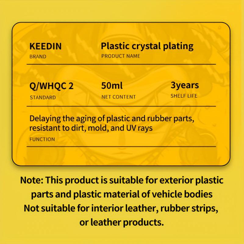 10pcs Car Plastic Coating Repair Liquid Bumper Restoration Kit