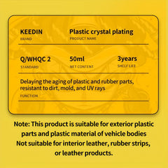 10pcs Car Plastic Coating Repair Liquid Bumper Restoration Kit