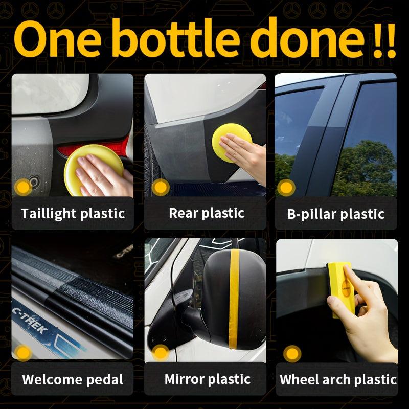 10pcs Car Plastic Coating Repair Liquid Bumper Restoration Kit