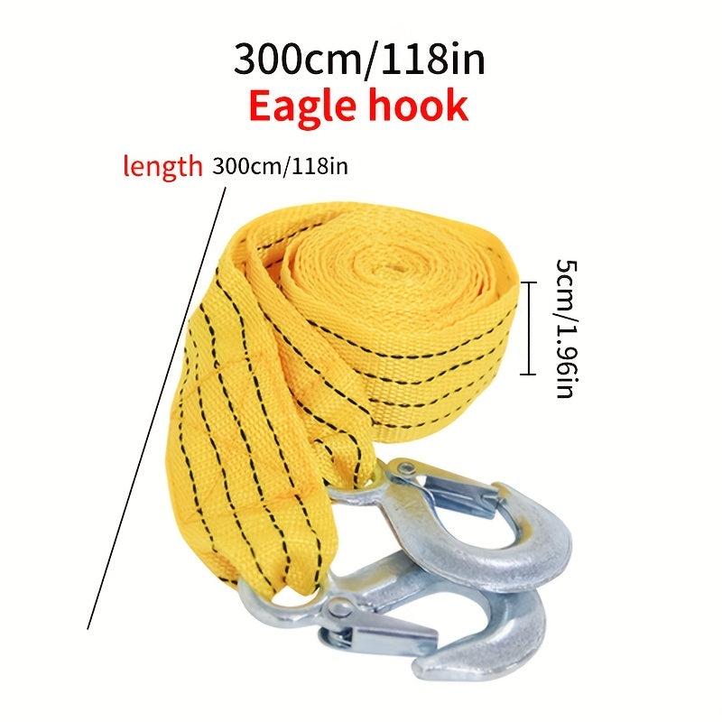 Car Emergency Traction Rope with Eagle Hook