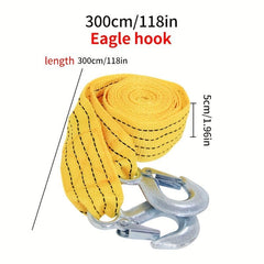 Car Emergency Traction Rope with Eagle Hook