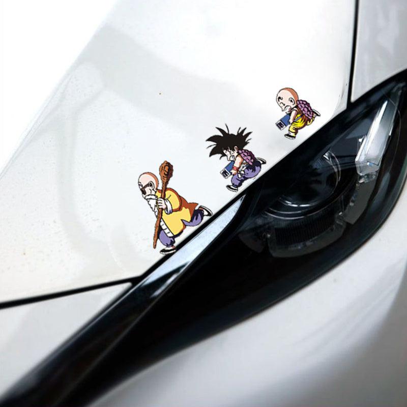 Cartoon Anime Decals for Your Car - Waterproof & Reflective