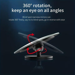 4pcs Car Blind Spot Mirror 360 Degree Adjustable Wide Angle Rear View Mirrors