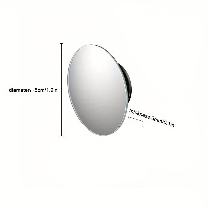 4pcs Car Blind Spot Mirror 360 Degree Adjustable Wide Angle Rear View Mirrors