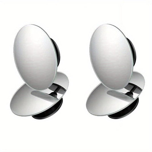4pcs Car Blind Spot Mirror 360 Degree Adjustable Wide Angle Rear View Mirrors