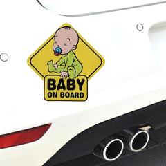 Adorable On Board Decals for Safer Baby in Car