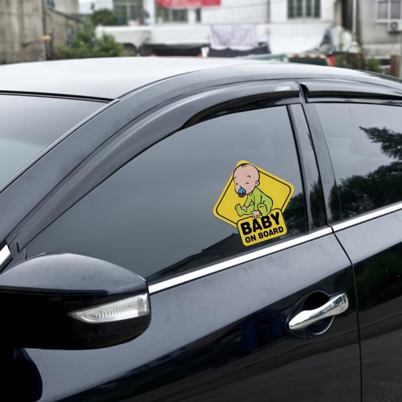 Adorable On Board Decals for Safer Baby in Car