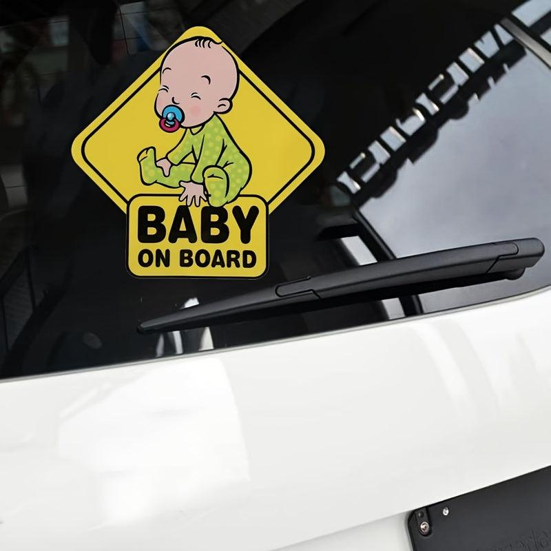 Adorable On Board Decals for Safer Baby in Car