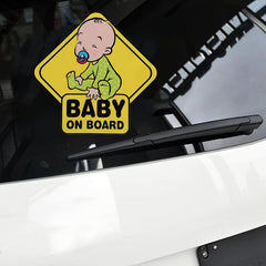 Adorable On Board Decals for Safer Baby in Car