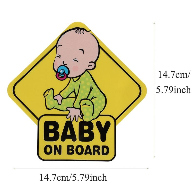 Adorable On Board Decals for Safer Baby in Car