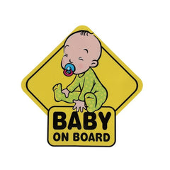 Adorable On Board Decals for Safer Baby in Car