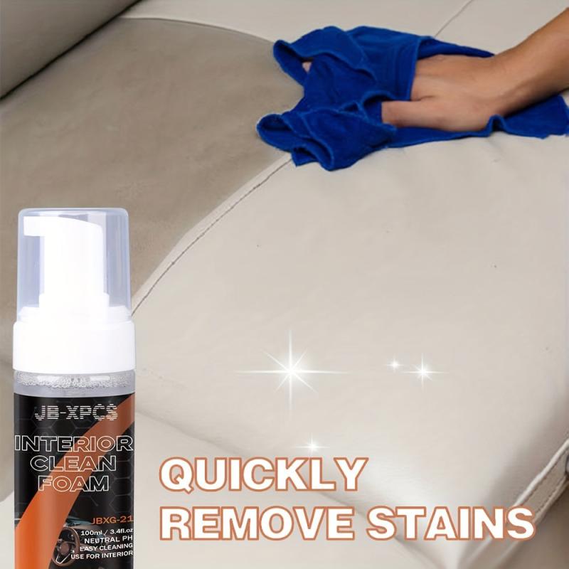 JB X21 Foam Cleaner Car Interior Faux Leather Stain Remover