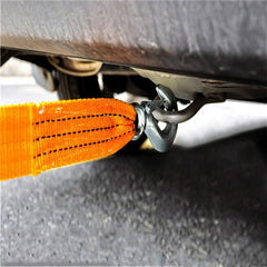 4M 4000mm Tow Strap With Hooks Car Recovery Rope 3 Tons Capacity