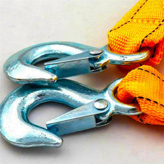 4M 4000mm Tow Strap With Hooks Car Recovery Rope 3 Tons Capacity