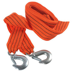 4M 4000mm Tow Strap With Hooks Car Recovery Rope 3 Tons Capacity