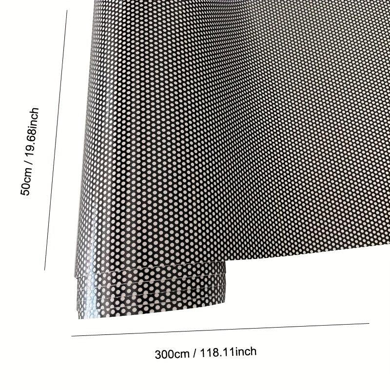 50cmx300cm One Way Perforated Vinyl Window Film Roll
