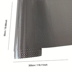50cmx300cm One Way Perforated Vinyl Window Film Roll