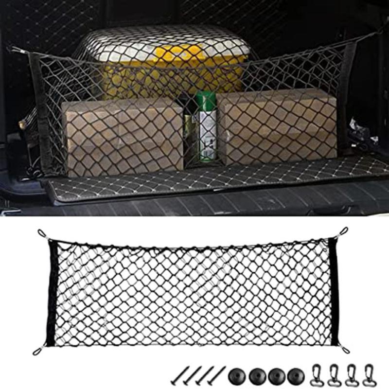 Car Trunk Net Pocket Rear Storage Organizer for Car SUV
