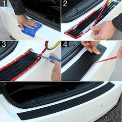 Car Rear Trunk Bumper Guard Protective Strip Anti collision