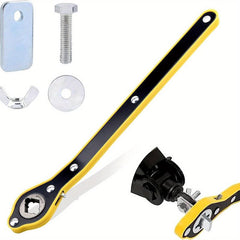 2-in-1 Jack Ratchet Wrench Labor Saving Tool For Scissor Jack Truck SUV
