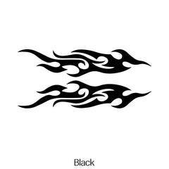 Vibrant Flame Car Stickers Waterproof Vinyl Decals