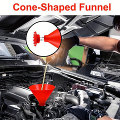 4Pcs Ice Scrapers for Car Windshield Snow Scraper Funnel Cone