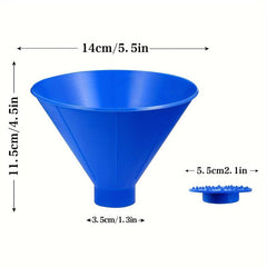 4Pcs Ice Scrapers for Car Windshield Snow Scraper Funnel Cone