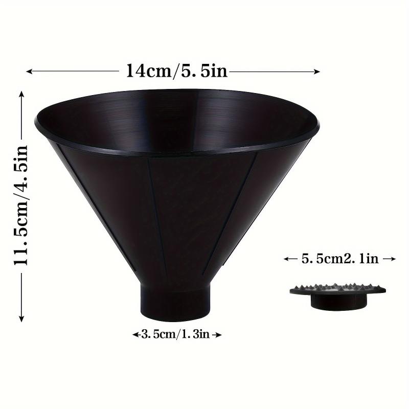 4Pcs Ice Scrapers for Car Windshield Snow Scraper Funnel Cone