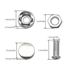 16pcs Stainless Steel Plate Security Screws Kit