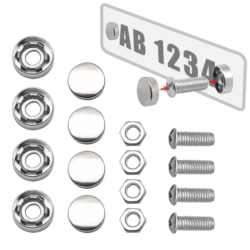 16pcs Stainless Steel Plate Security Screws Kit