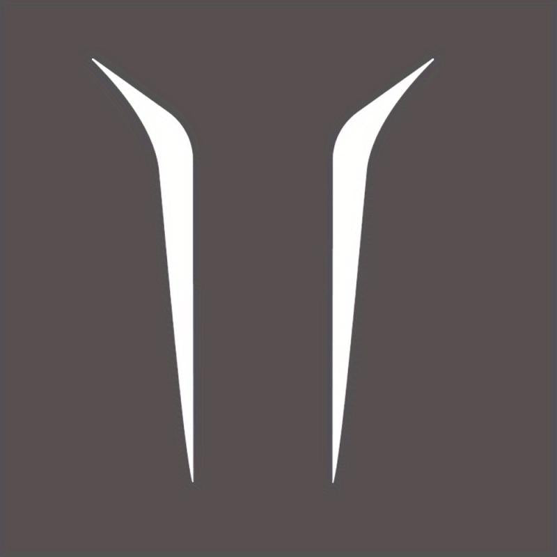 2pcs Car Racing Line Decals Racing Stripes Hood Decals Car Sticker