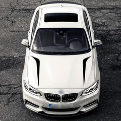 2pcs Car Racing Line Decals Racing Stripes Hood Decals Car Sticker