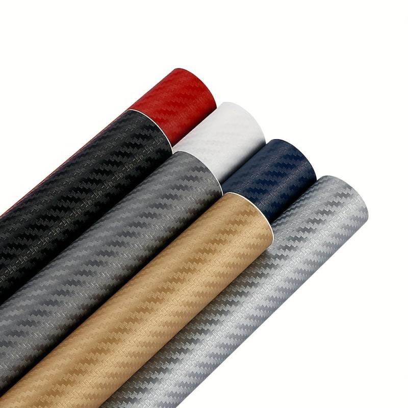 3D Carbon Fiber Vinyl Car Wrap Sheet Roll Film Cars Stickers And Decals