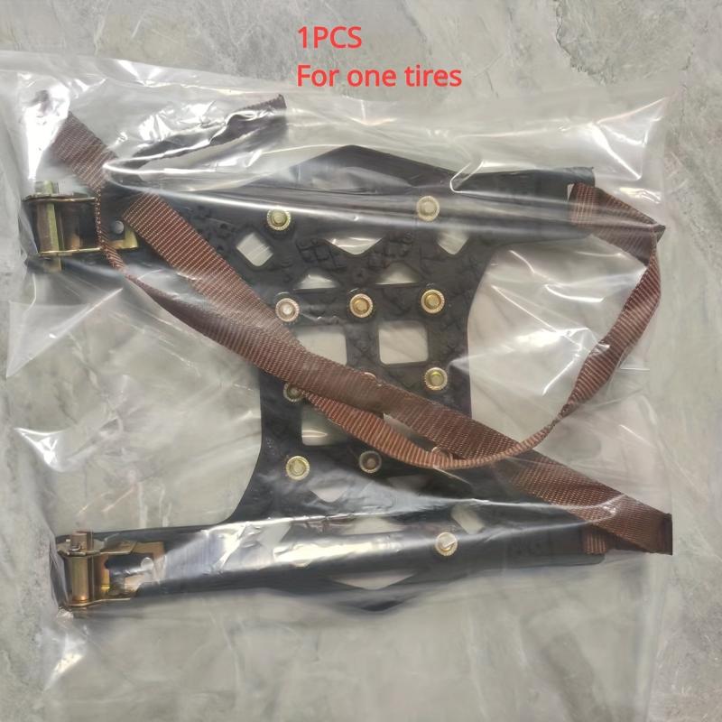 4pcs Anti-skid Chain Snow Tire Chain Universal Easy Installation Self-driving