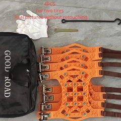 4pcs Anti-skid Chain Snow Tire Chain Universal Easy Installation Self-driving