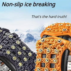 4pcs Anti-skid Chain Snow Tire Chain Universal Easy Installation Self-driving