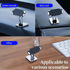 Rotatable Foldable Car Holder With Magnetic Bracket