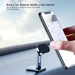 Rotatable Foldable Car Holder With Magnetic Bracket