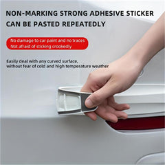 2pcs Car Anti-collision Rubber Corner Bumper Protective Stickers